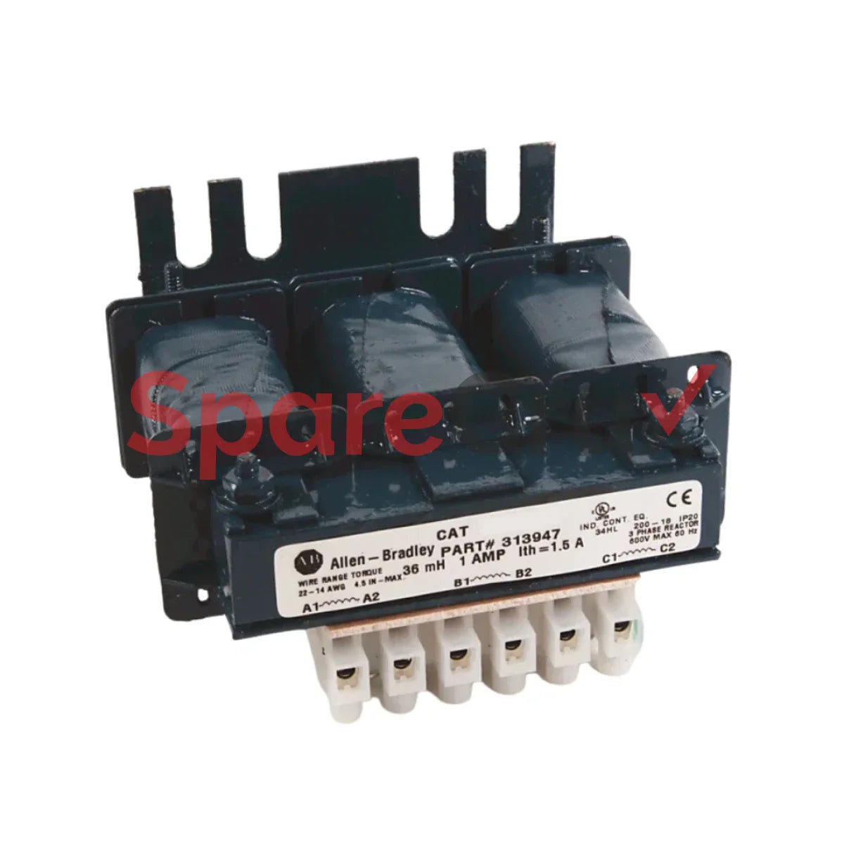 1321-3R600-B | Allen Bradley Three-Phase Line Reactor Open Style (Ac Drive Reactors) 600 Amps 0.040