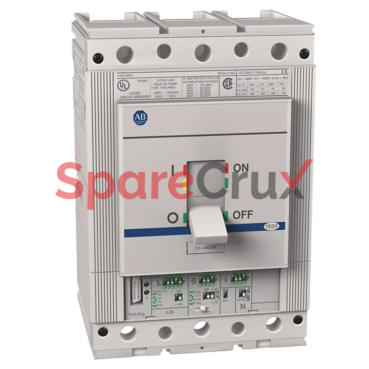 140G-K6H3-D40 | Allen Bradley 140G 400A K Frame Molded Case Circuit-Breaker