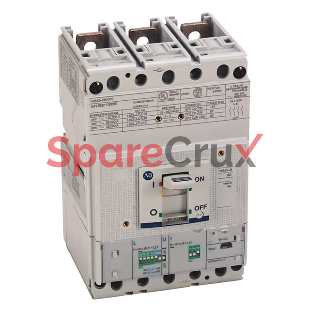 140Mg-J8E-D10 | Allen Bradley Motor Protection Circuit Breaker J Frame 10 A Thermal Magnetic 600V