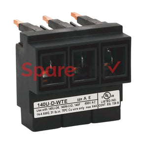 140U-D-Wte | Allen Bradley 140U Motor Protection Circuit Breaker D Frame Terminal Connection