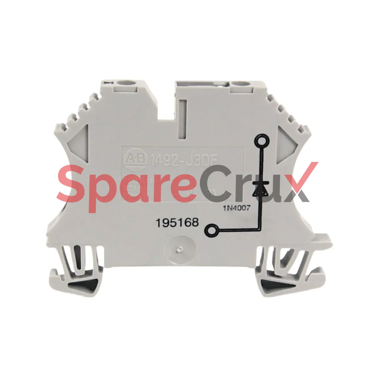 1492-J3Df | Allen-Bradley Terminal Block Screw-Type 3 Mm² 300V Ac/Dc 32A Disconnect Grey