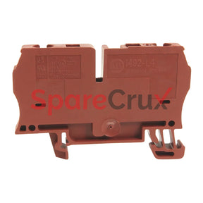 1492-L6-Re | Allen-Bradley Terminal Block Screw-Type 6 Mm² 600V Ac/Dc 40A With Disconnect Relay Red
