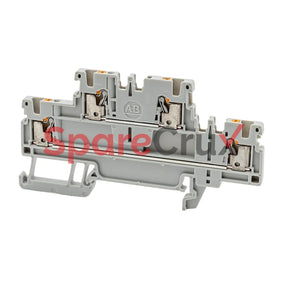 1492-Pd2-Bl | Allen Bradley Iec Feed-Through Push-In Terminal Block Black 2 Connections