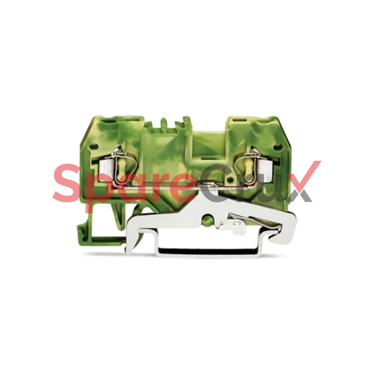 280-907 | WAGO | 2-Conductor Ground Terminal Block, 2.5 mm², Green-Yellow