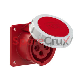 3142-6 | Pce Panel Mounting Socket Straight Watertight 16 A 3P + E Ip67