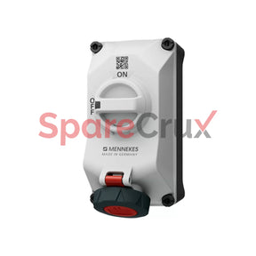 5602506G | Mennekes Cee Wall Mounted Fused Receptacles Switched With Mechanical Duo-Interlock 16Amp