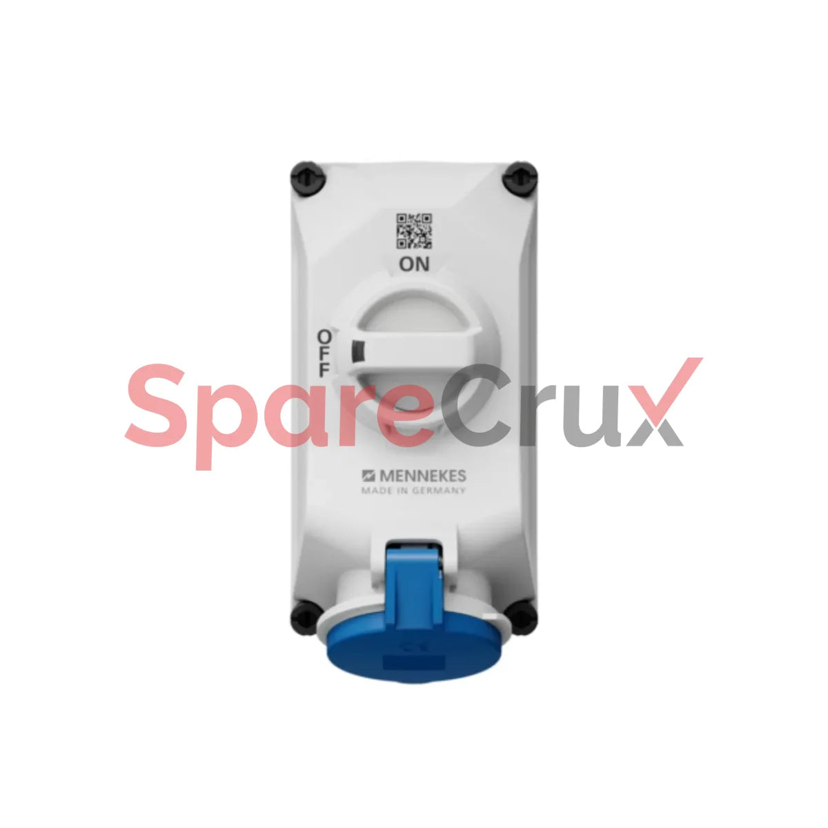5603306G | Mennekes Cee Wall Mounted Fused Receptacles Switched With Mechanical Duo-Interlock 32Amp