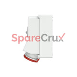5959A | Mennekes Cee Wall Mounted Fused Receptacles Switched With Mechanical Duo-Interlock 63Amp 3