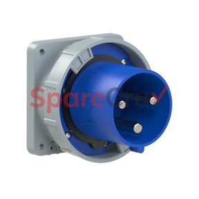 643-6 | Pce Cee - Flanged Plug Straight 125A 3P 6H Ip67 Power Twist