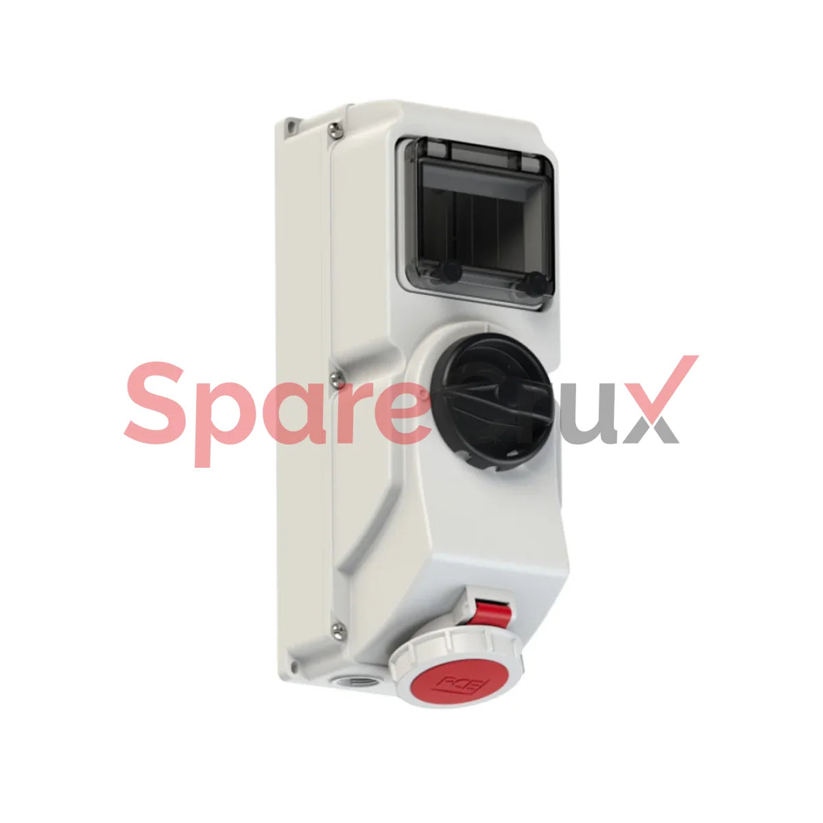 76142-6 | Pce Cee - Switched Interlocked Socket Din 16A 4P 6H Ip66/Ip67