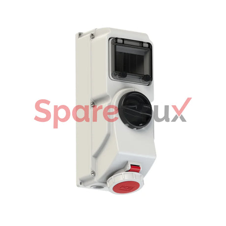 76142-6 | Pce Cee - Switched Interlocked Socket Din 16A 4P 6H Ip66/Ip67