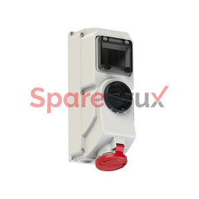 7625-6 | Pce Cee - Switched Interlocked Socket Din 32A 5P 6H Ip44/Ip54