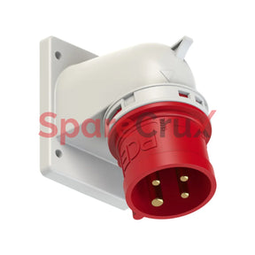 77724-6 | Pce Cee - Flanged Plug Angled 32A 4P 6H Ip44