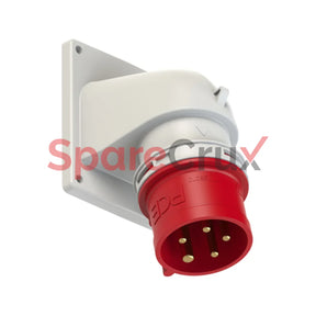 77725-6 | Pce Cee - Flanged Plug Angled 32A 5P 6H Ip44