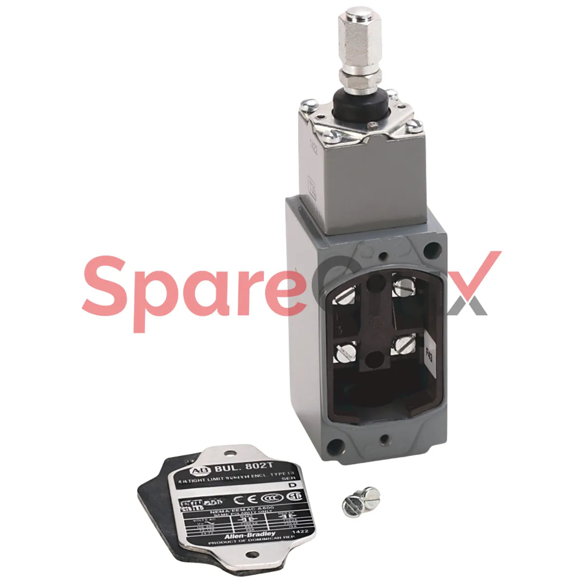 802T-BAPN | ALLEN BRADLEY | Metal Plug-In Oiltight Limit Switch