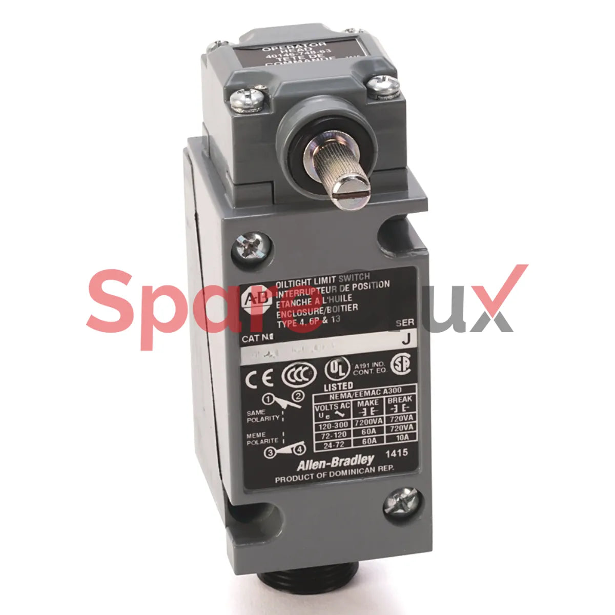 802T-AW1B | ALLEN BRADLEY | Interrupteur de fin de course standard
