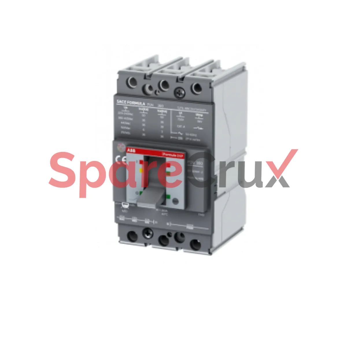 1SDA116273R1 | ABB | MCCB 125A, 4Pole, 36kA, P1N 160 TMD 125-1250 4p