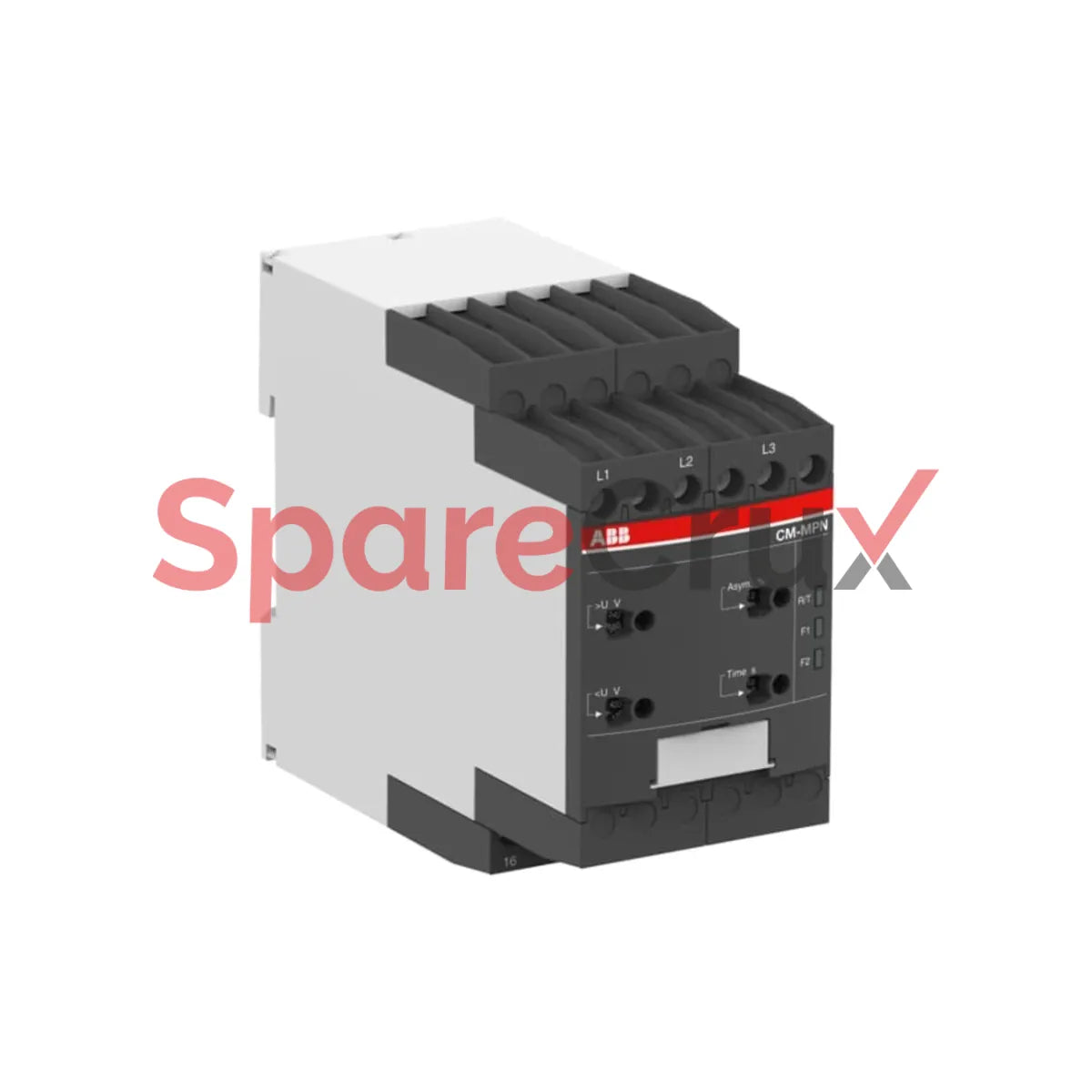 1SVR750489R8300 | ABB | CM-MPN.72S Three-Phase Monitoring Relay, 2 C/O, 0.1–30s, 3x530-820 VAC (L1-L2-L3)