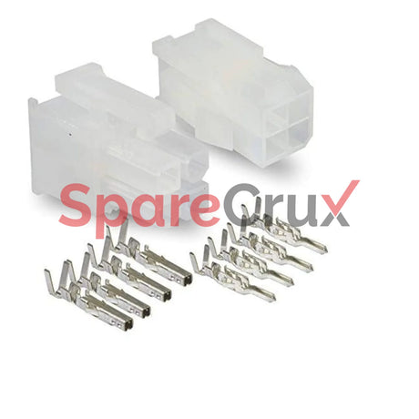 1200700433 | MOLEX | 4-Position M12 Female Receptacle Cable Assembly, 18 AWG PVC Leads, 2m