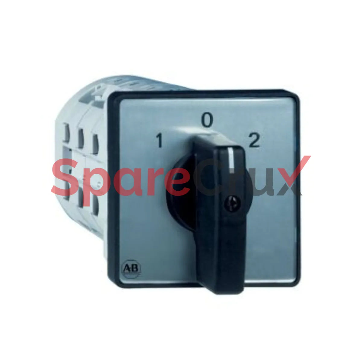 194L-E25-2252 | ALLEN BRADLEY | IEC Control and Load Switch, 25 A, 2-Pole, Changeover 1-0-2 90°, Front/Door Mount