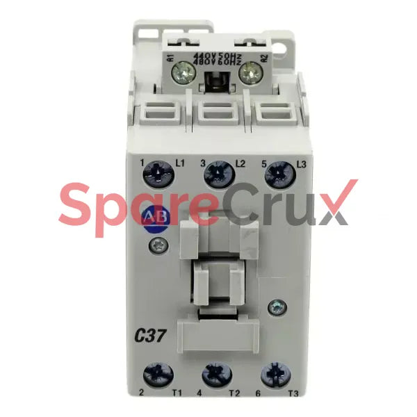 100-C37EJ00 | ALLEN BRADLEY | IEC Contactor, 24V DC Electronic Coil, Screw Terminals, Line Side, 37A, 0 N.O. 0 N.C. Auxiliary Contact Configuration