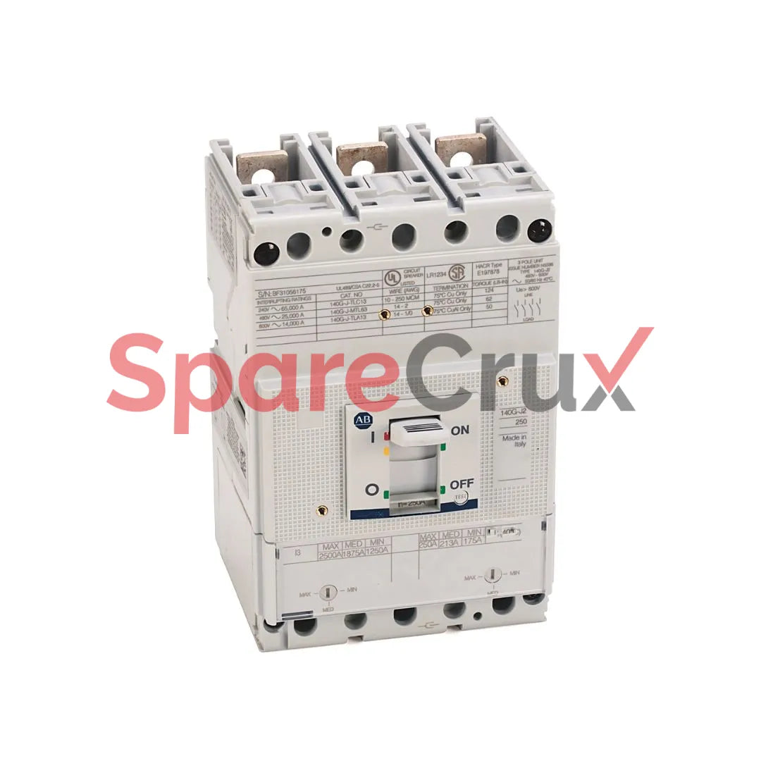 140G-J2F3-D15 | ALLEN BRADLEY | 140G 250A J Frame Molded Case Circuit-Breaker
