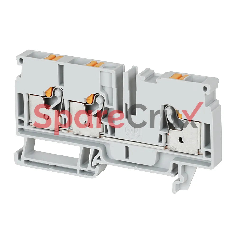 1492-P6T-BL | ALLEN BRADLEY | Push-in Terminal Block, T-Type, Blue, 6 mm² (AWG 22 - AWG 8), 38 A