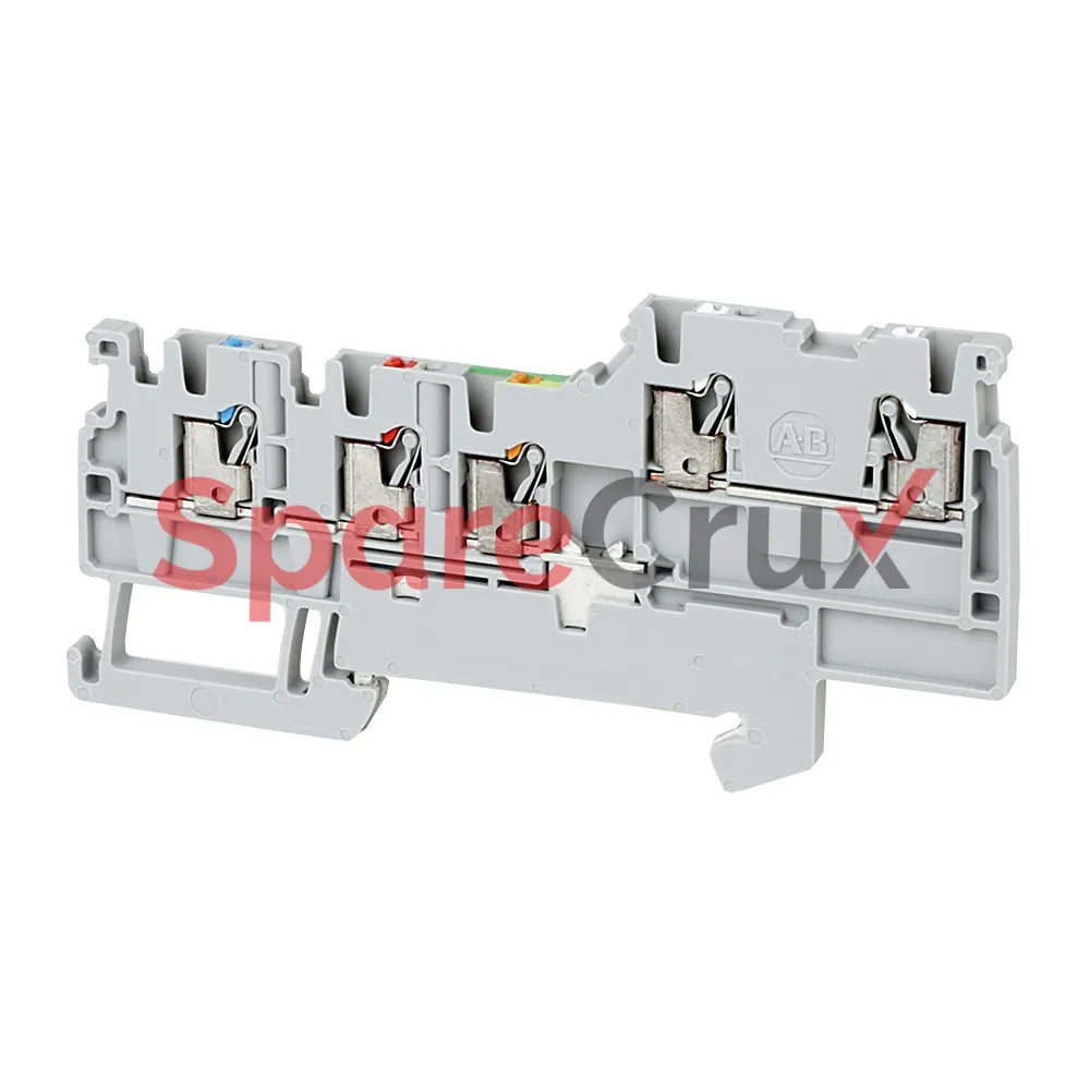 1492-PSG2-4 | ALLEN BRADLEY | Bornier, connexion enfichable, bloc capteur avec mise à la terre, 4 connexions, 1,5 mm² (AWG 26–14), gris