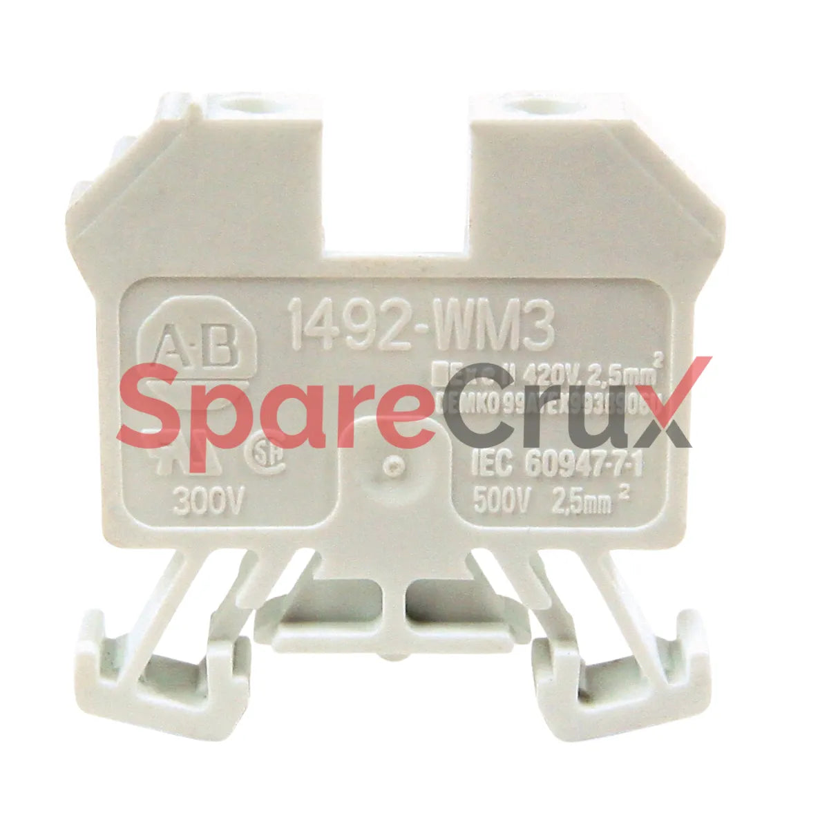 1492-WM3-W | ALLEN BRADLEY | Bornier de câblage SPM, 3 mm, blanc, solution de haute qualité pour des connexions électriques fiables et sûres 