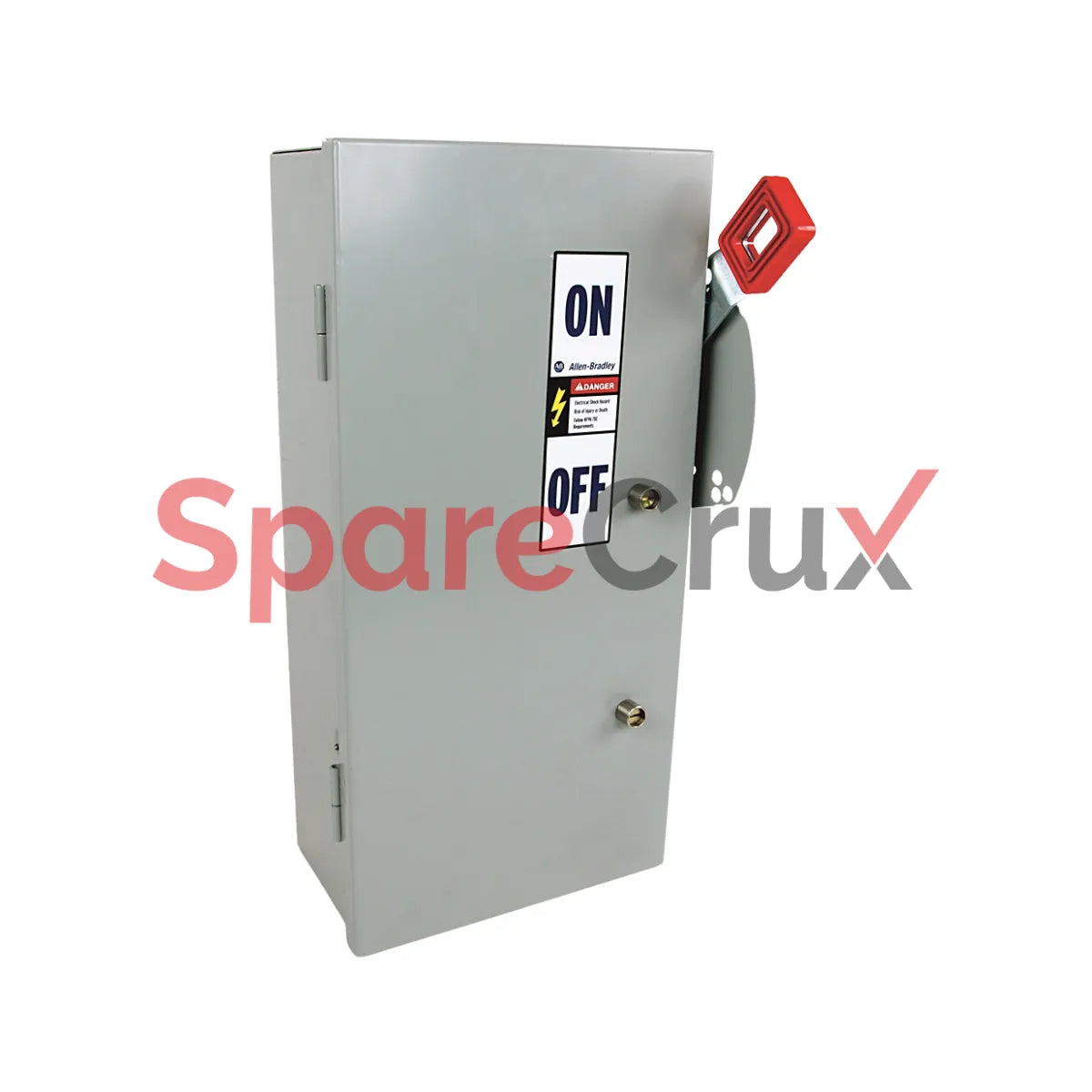 1494H-CF3H2 | ALLEN BRADLEY | 60A, 3-Pole, Fusible Safety Disconnect Switch with Class H Fuse Clips, Type 12 Industrial Use Enclosure