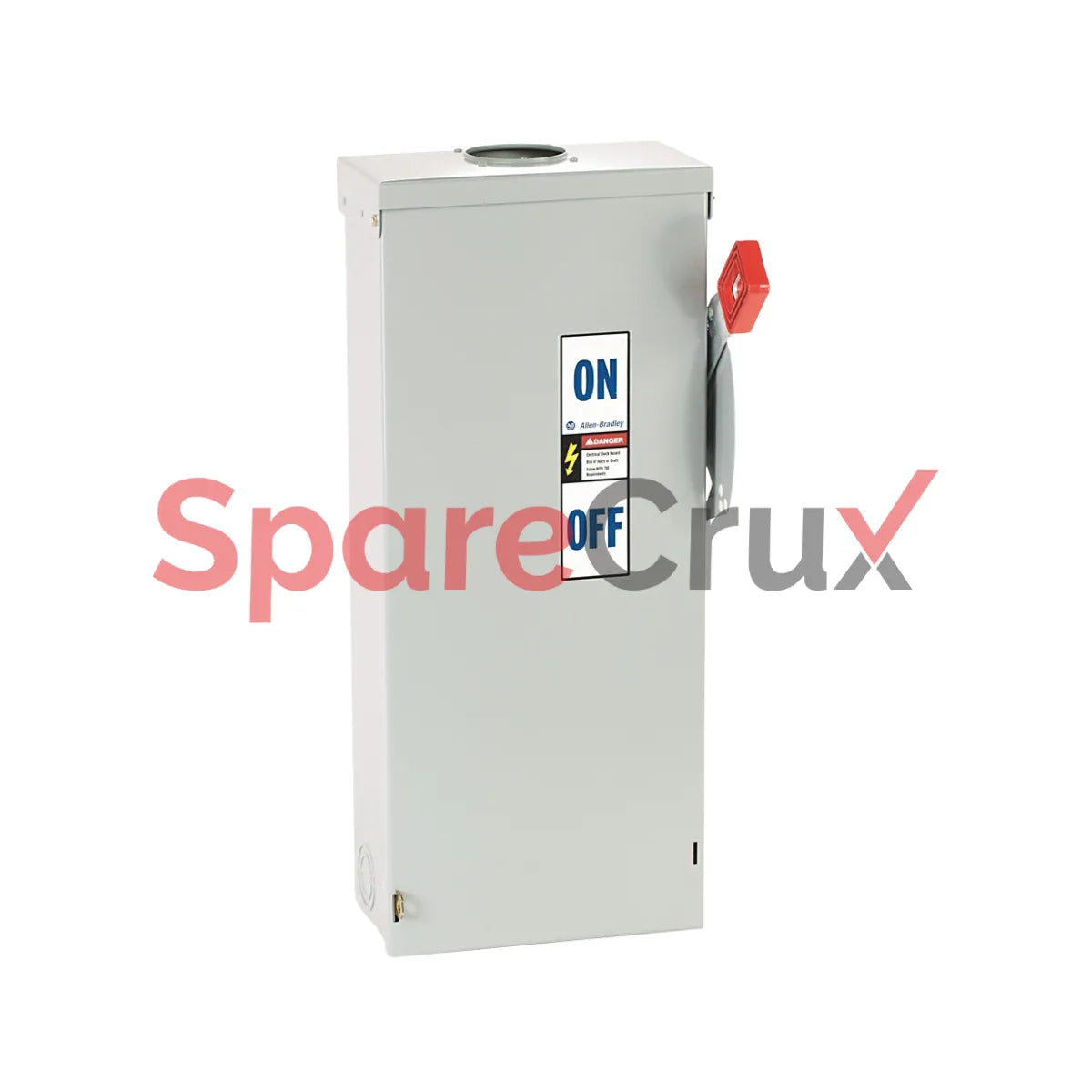 1494H-CN3H2 | ALLEN BRADLEY | 60A, 3-Pole, Fusible Safety Disconnect Switch with Class H Fuse Clips, Type 12 Industrial Use Enclosure