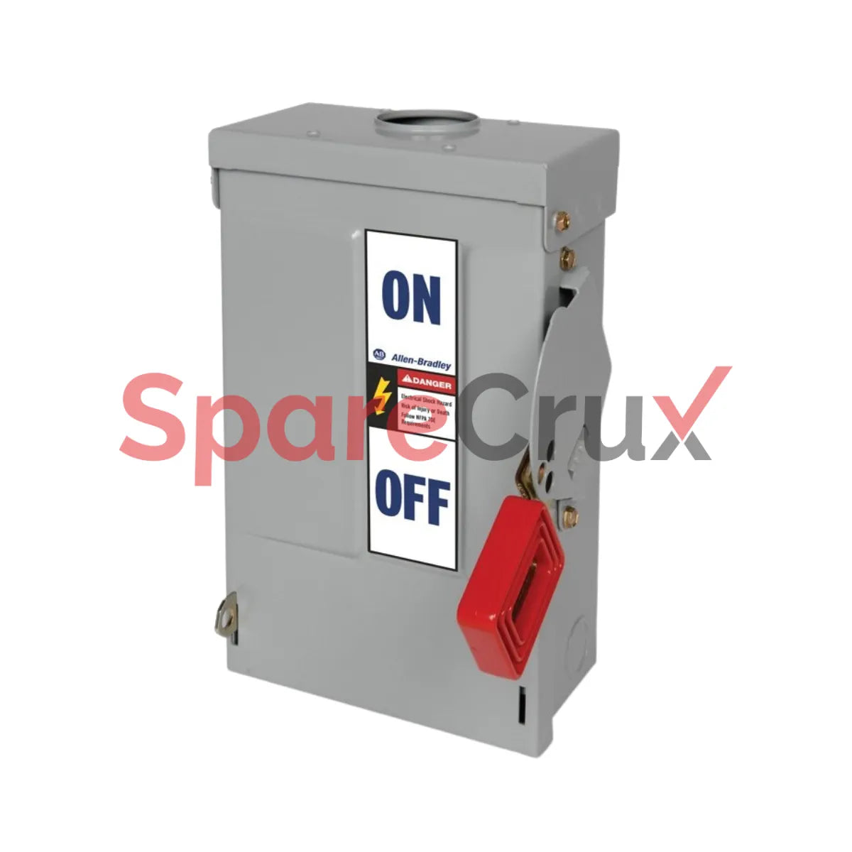 1494H-EN3H2 | ALLEN BRADLEY | 200A, 3-Pole, Fusible Safety Disconnect Switch with Class H Fuse Clips, Type 12 Industrial Use Enclosure