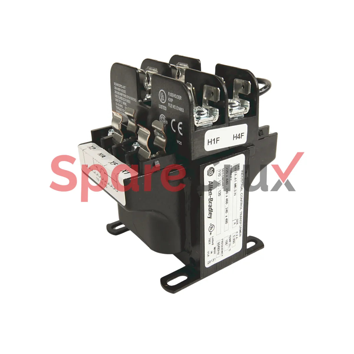 1497A-A12-M6-0-N | ALLEN BRADLEY | Machine Tool Transformer, 1500VA, Primary 220x440V, 230x460V, 240x480V (50/60Hz), Secondary 110/115/120V (50/60Hz), No Primary - No Secondary Fuse Blocks, No Cover/No Secondary Fuse