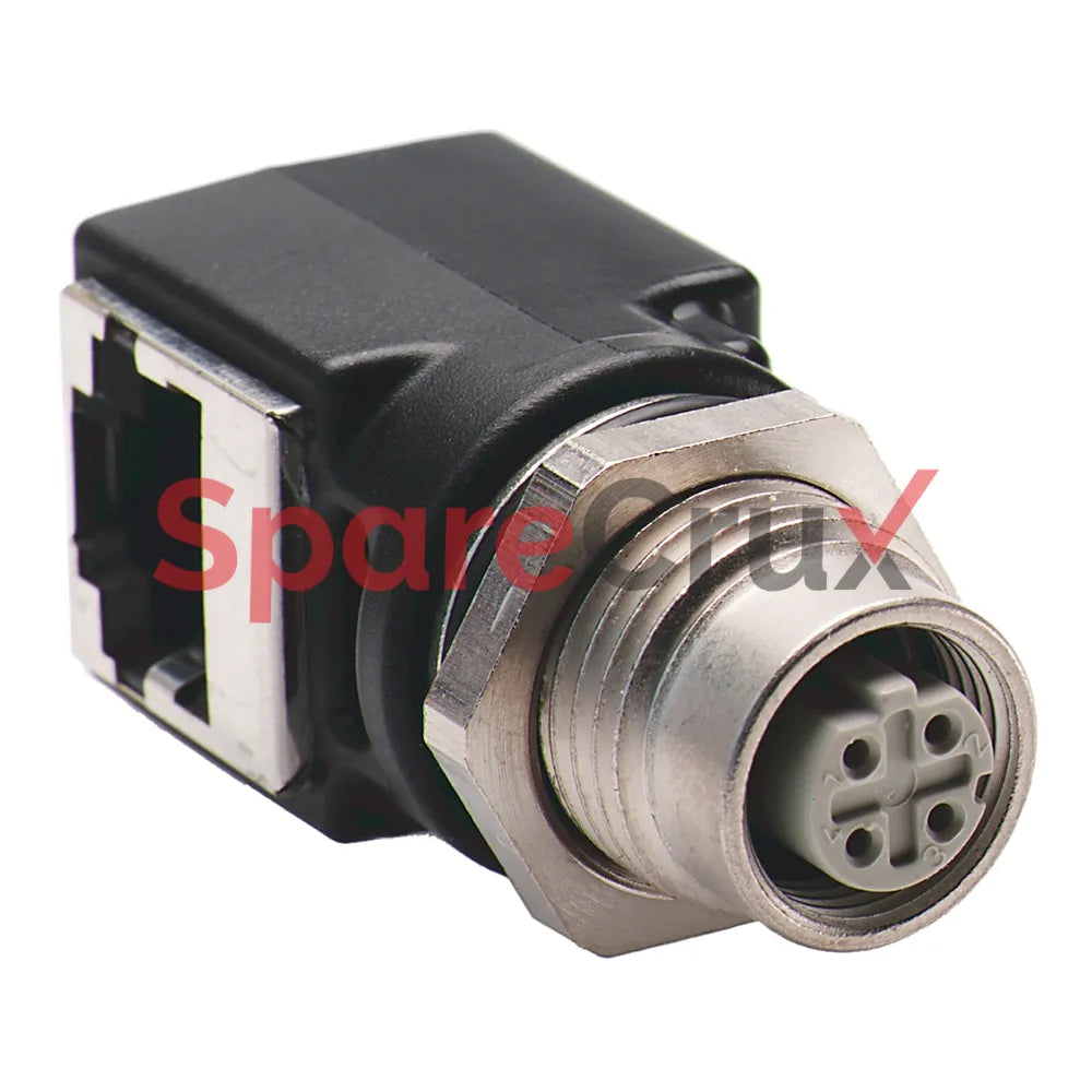 1585A-DD4JD | ALLEN BRADLEY | Female M12 Receptacle to RJ45 Female Adaptor Right Angle