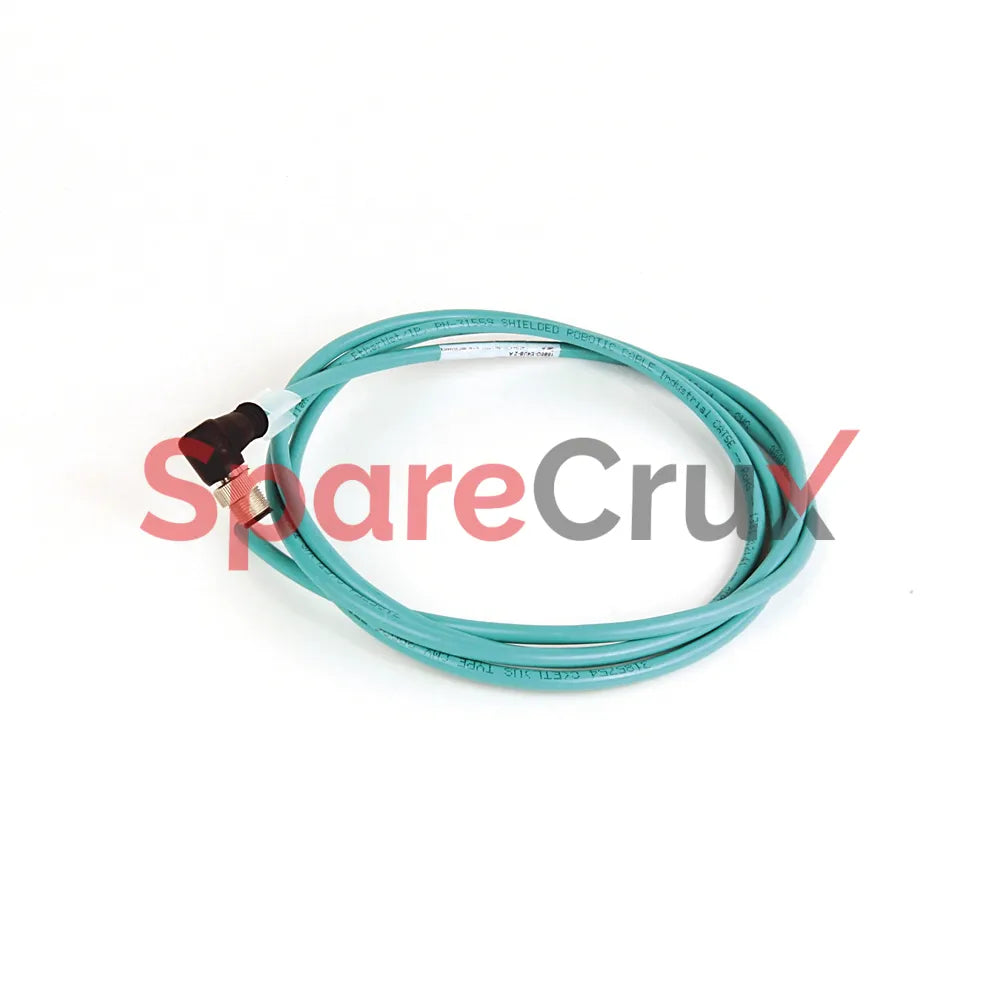 1585D-E4TBDE-4 | ALLEN BRADLEY | Ethernet Cables Cat5e, 100BASE-TX, 100 Mbit/s, 4 Conductors, M12, Right Angle Male, Standard, M12, Right Angle Male, Teal Robotic TPE, 4 Conductor, Teal TPE, Flex Rated
