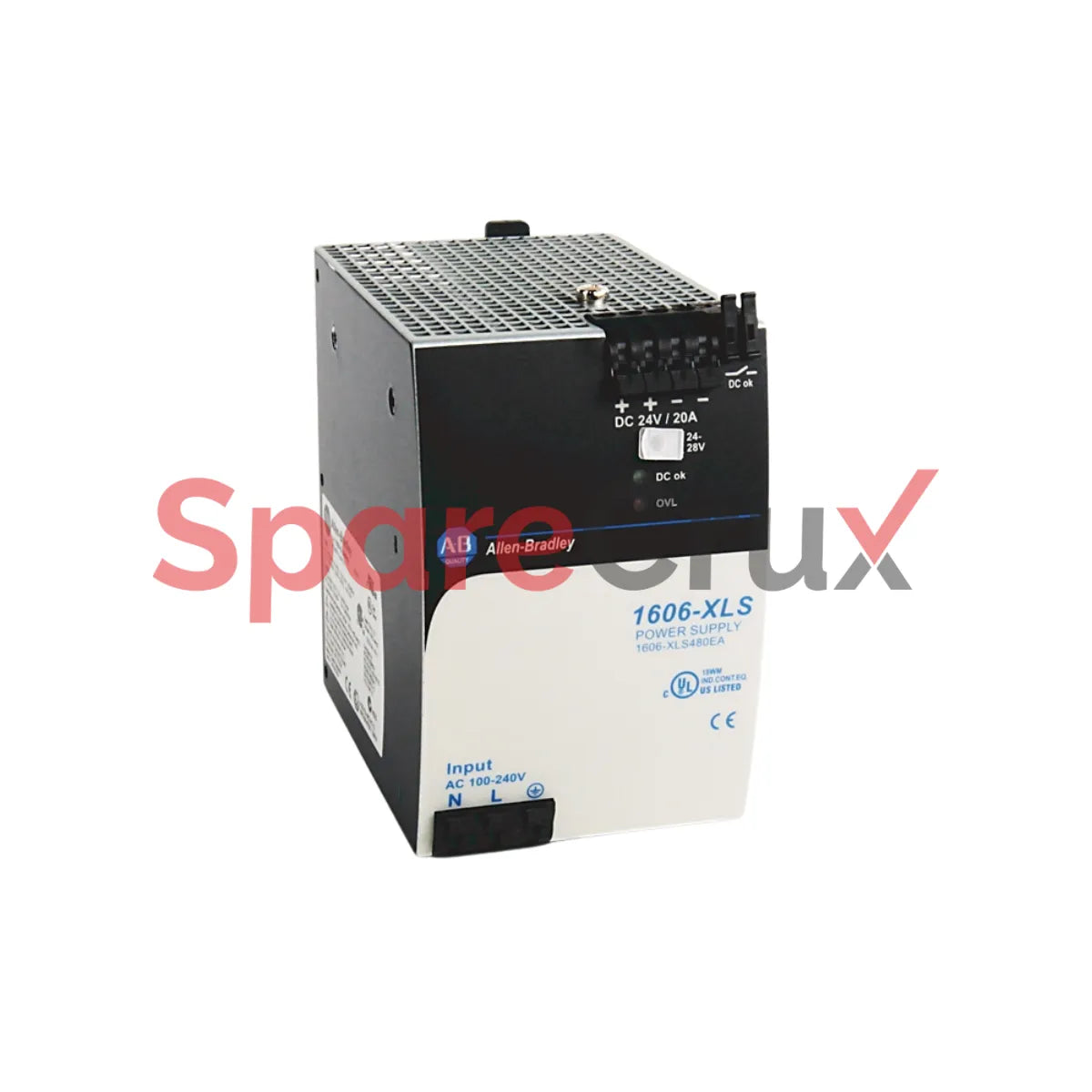 1606-XLS480EA | ALLEN BRADLEY | Performance Switched Mode Power Supply, 24V DC, 20A, 480W, AC or DC Input Voltage