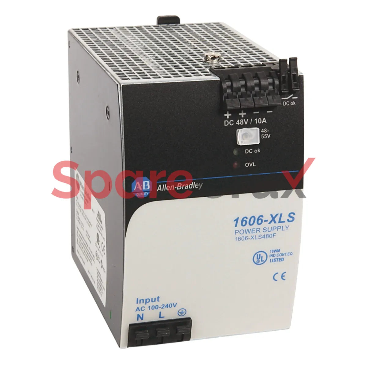1606-XLS480F | ALLEN BRADLEY | Performance Switched Mode Power Supply, 48V DC, 8.7A, 480W, Single-Phase Input
