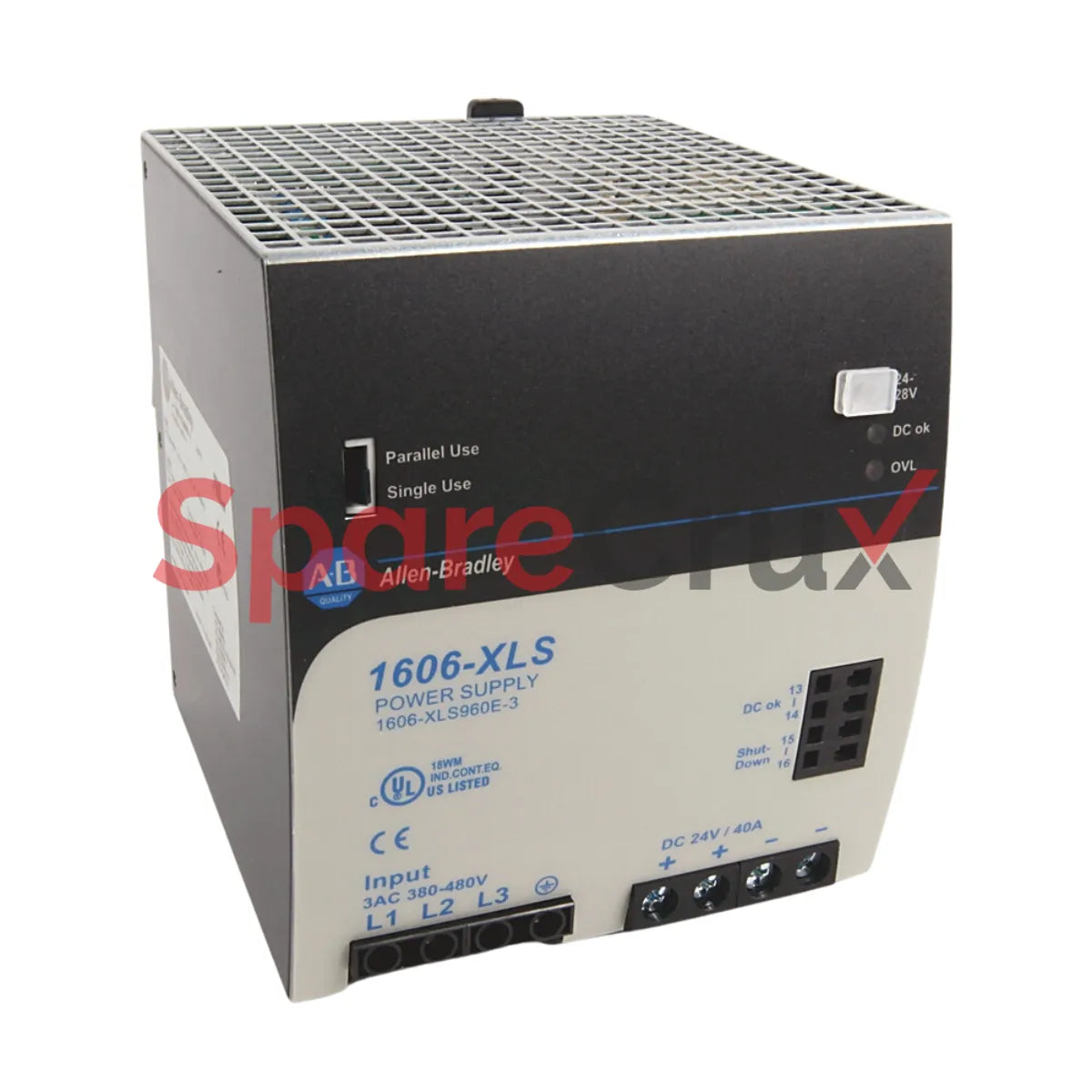 1606-XLS960E-3 | ALLEN BRADLEY | Performance Power Supply, 24V DC, 40A, 960W, 3-Phase 380-480V AC Input