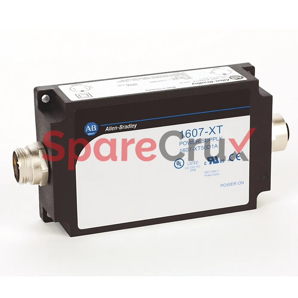 1607-XT50D1A | ALLEN BRADLEY | ArmorPower On-Machine Power Supply, 24V DC, 50W, Single Output, Floating (-) Terminal, 90-264V AC / 100-300V DC Input Voltage