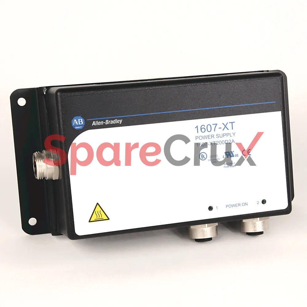 1607-XT200D2A | ALLEN BRADLEY | ArmorPower On-Machine Power Supply, 24V DC, 200W (or two 91W outputs), Dual Output, Floating (-) Terminal, 90-264V AC / 100-300V DC Input Voltage