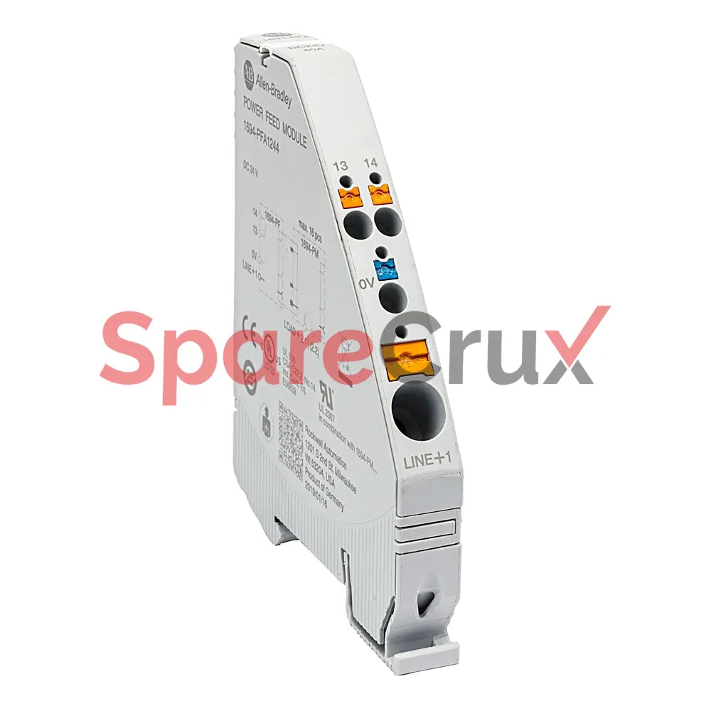 1694-PFA1244 | ALLEN BRADLEY | Power Feed Module, Left Mount, 24V DC, 40A, with Auxiliary Contact