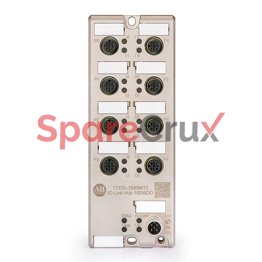 1732IL-10X6M12 | ALLEN BRADLEY | ArmorBlock IO-Link Hub, 10 Digital Inputs, 6 Digital Outputs, M12 Connectors