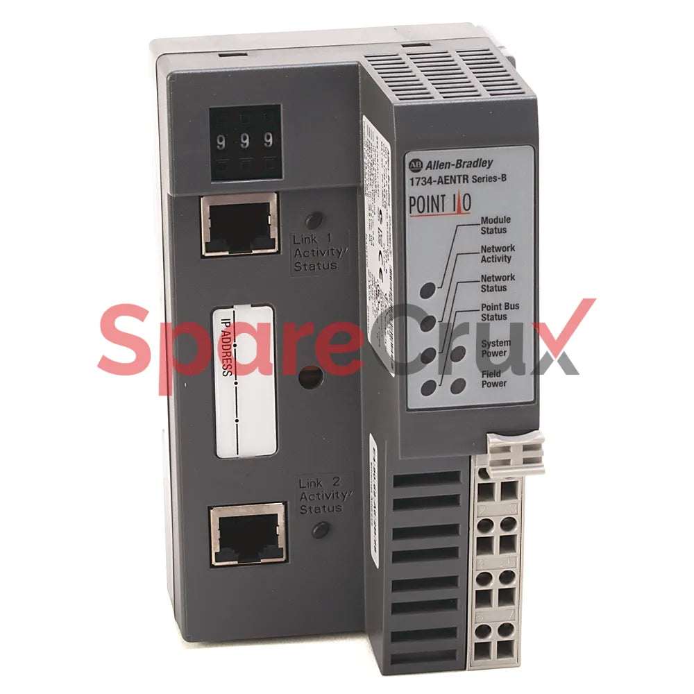 1734-AENTR | ALLEN BRADLEY | POINT I/O Dual Port EtherNet/IP Adapter Module