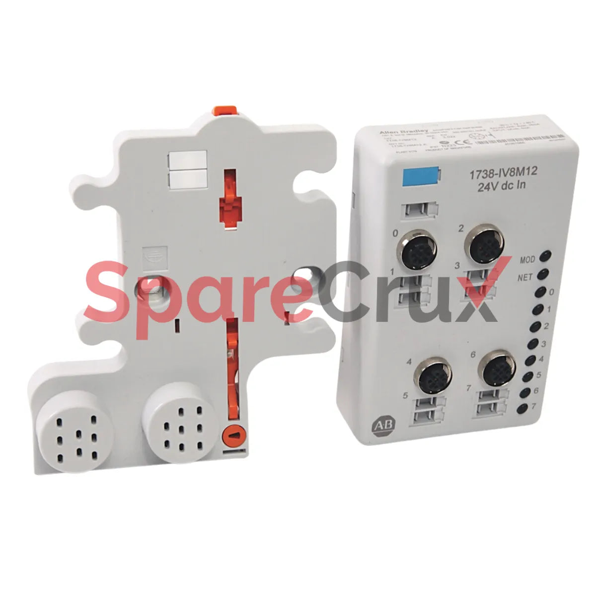 1738-IV8M12 | ALLEN BRADLEY | Module d'entrée 24 V CC 8 canaux ArmorPoint I/O avec connecteurs M12