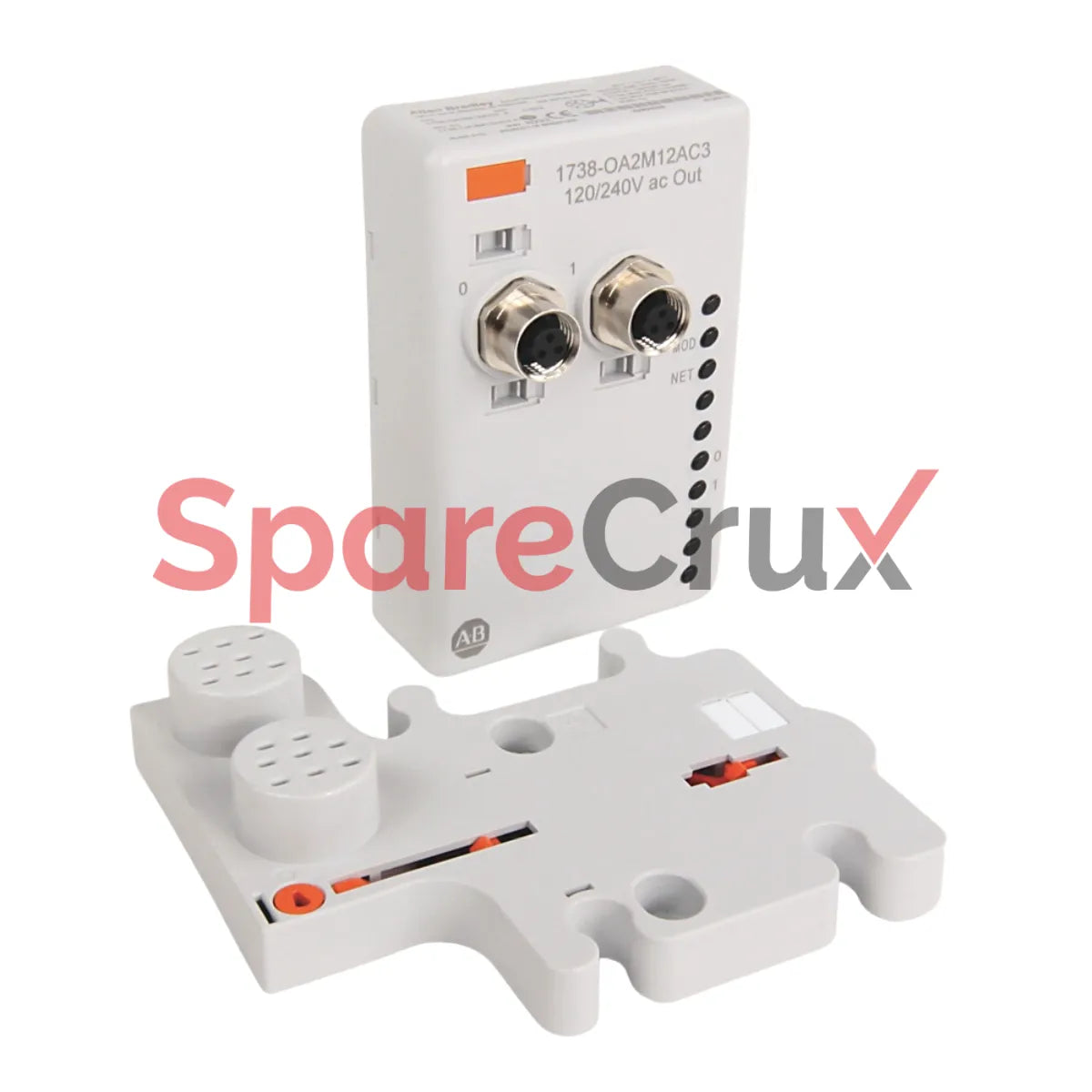 1738-OA2M12AC3 | ALLEN BRADLEY | Module de sortie 120 V CA 2 canaux ArmorPoint I/O avec connecteurs M12