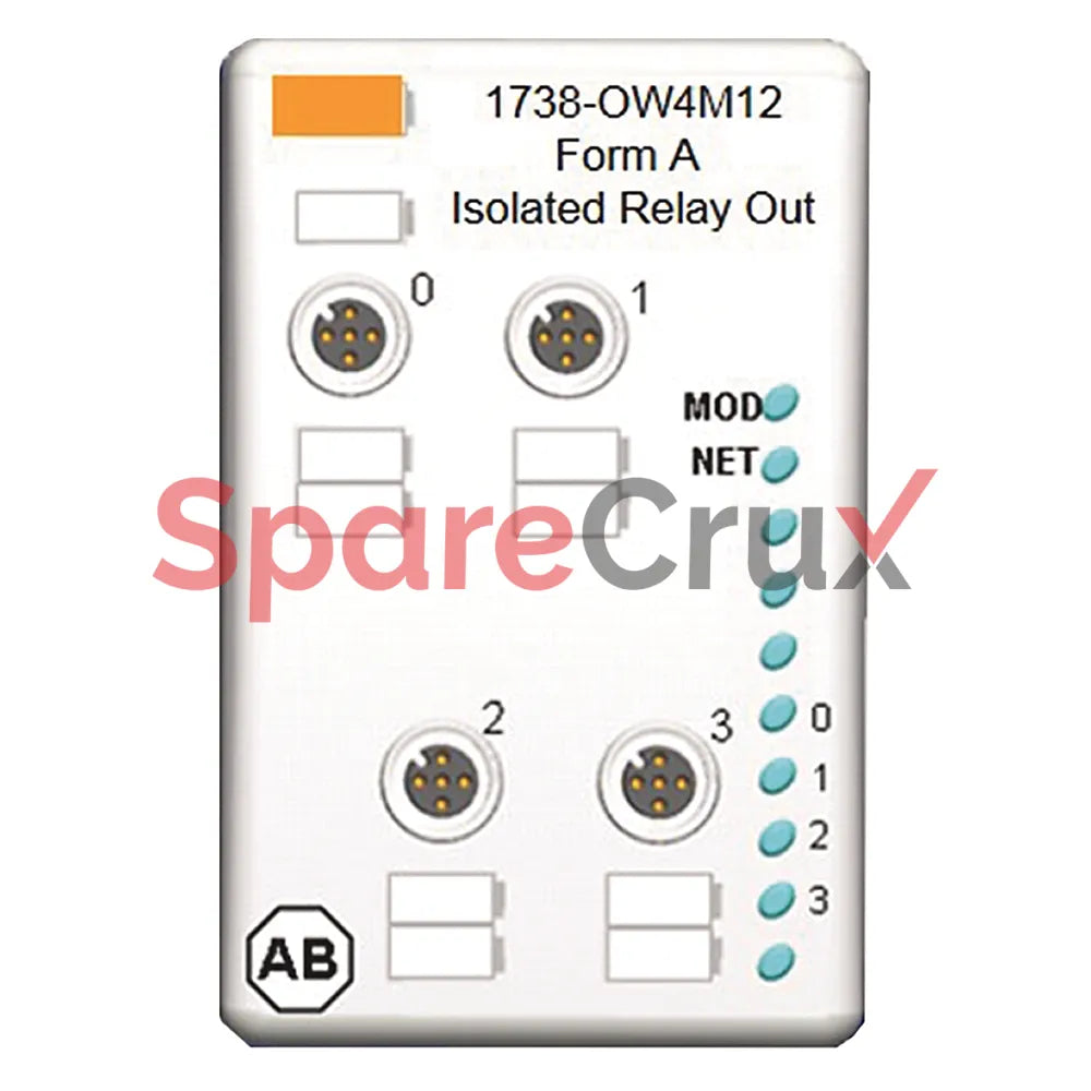 1738-OW4M12 | ALLEN BRADLEY | Module de sortie relais 4 canaux ArmorPoint I/O avec connecteurs M12