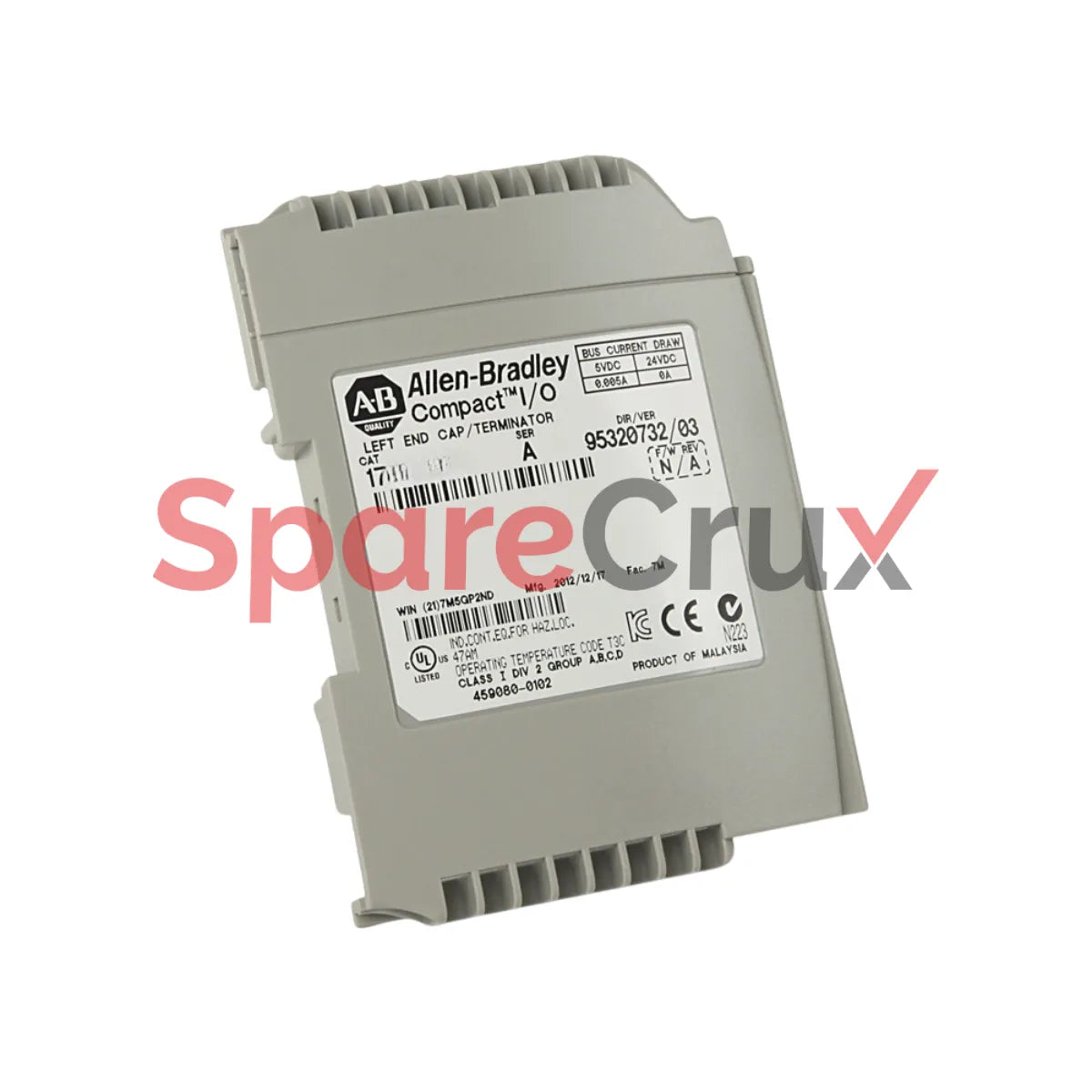 1769-ECL | ALLEN BRADLEY | CompactLogix End Cap/Terminator, Left End