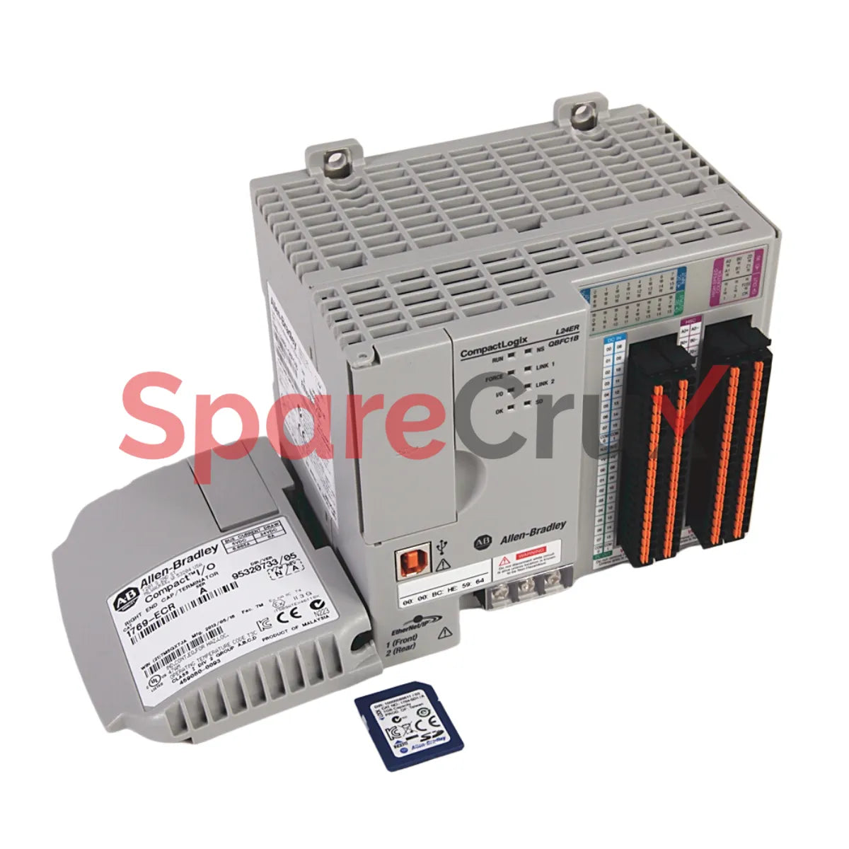 1769-L27ERM-QBFC1B | ALLEN BRADLEY | CompactLogix 5370 L2 Controller with 2 MB Memory, 14 Digital Inputs, 10 Digital Outputs, 4 Analog Inputs, 2 Analog Outputs, Supports Integrated Motion
