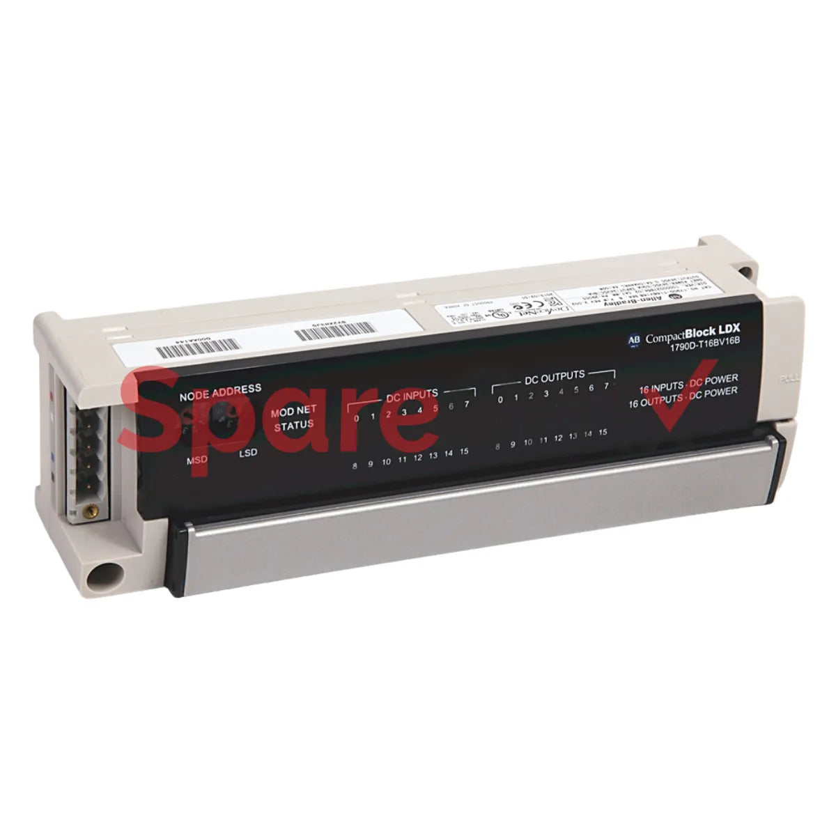 1790D-T16BV16B | ALLEN BRADLEY | CompactBlock LDX 16 Universal Input/16 Sourcing Output Base Module