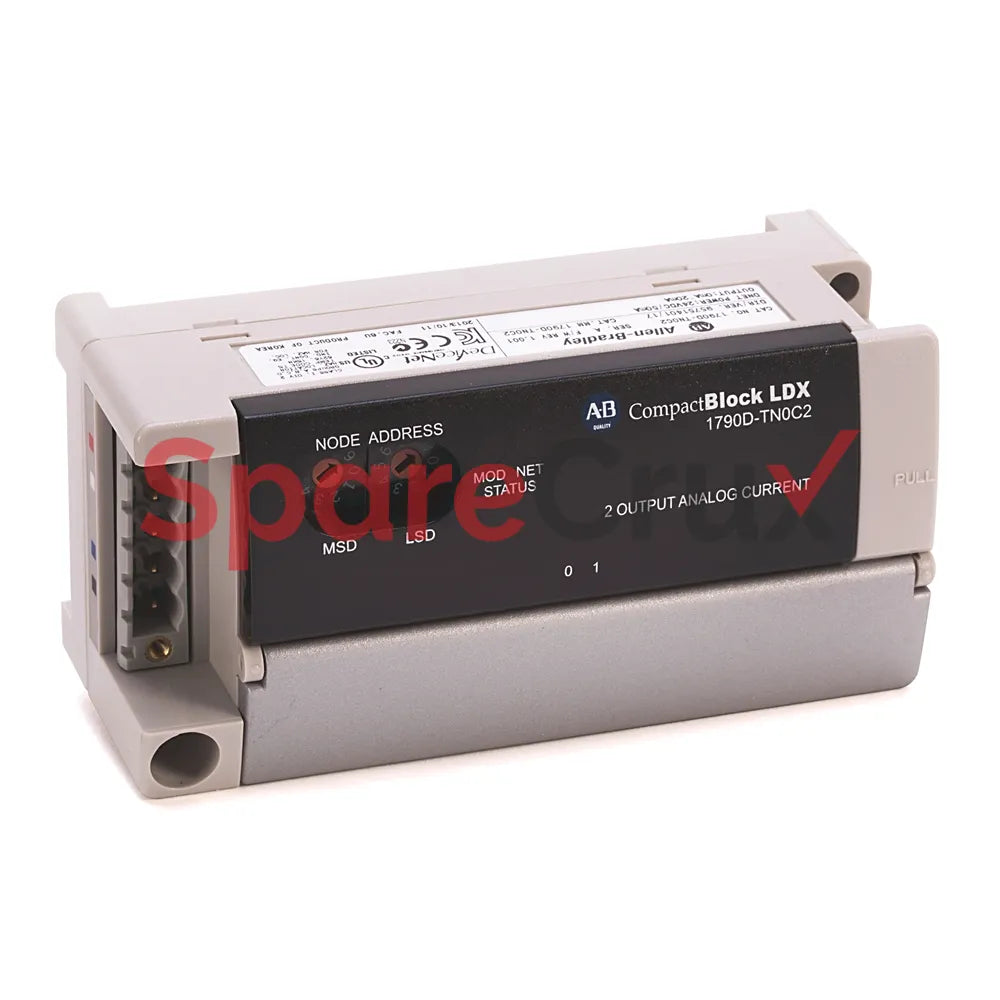 1790D-0B16 | ALLEN BRADLEY | DeviceNet LDX, 24 VDC, 16 Sourcing Output Base, D-shell Connector